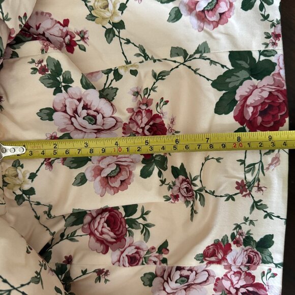 NWT Antonio Melani x The Style Bungalow | Miraflores Floral Print Puff Crop Top - Picture 11 of 15